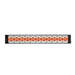 infratech motif contemporary cd electric heater in black