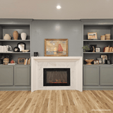 Touchstone Forte 40-Inch electric fireplace installed in a room
