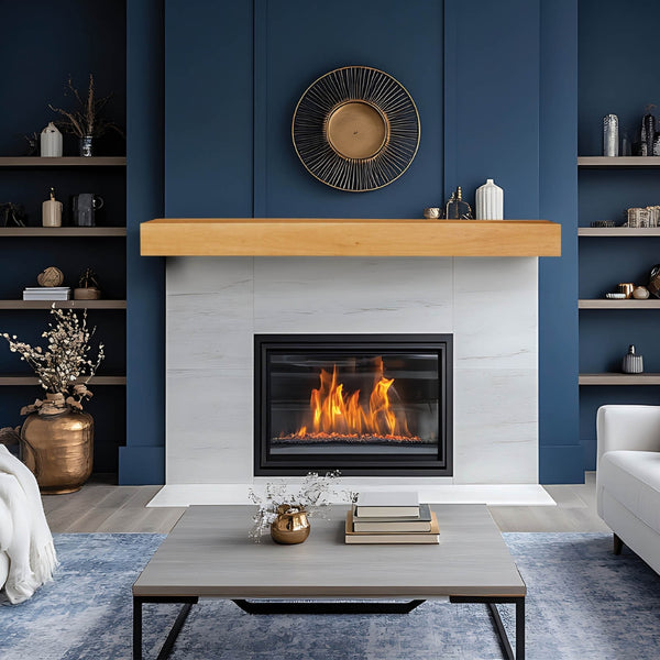 LHX Classic Wood Mantel Indoor Image