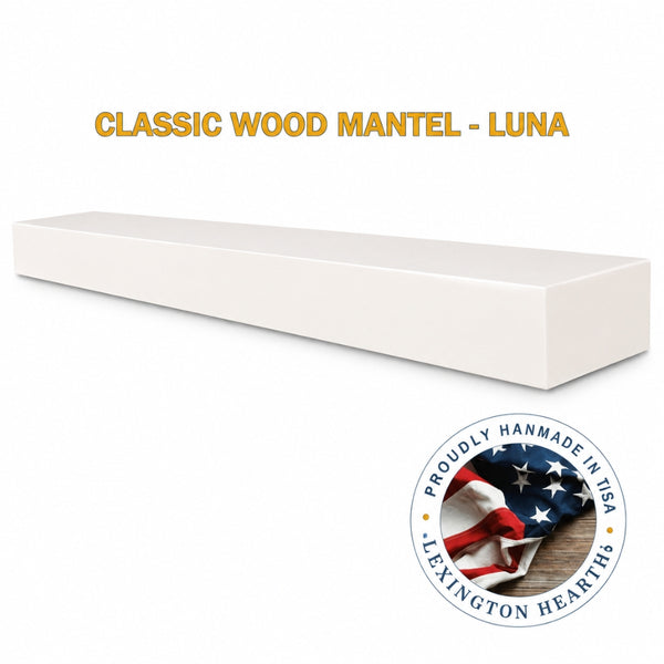 LHX Classic Wood Mantel Luna