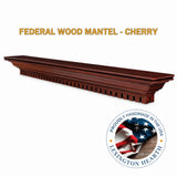 LHX Federal Wood Mantel Cherry