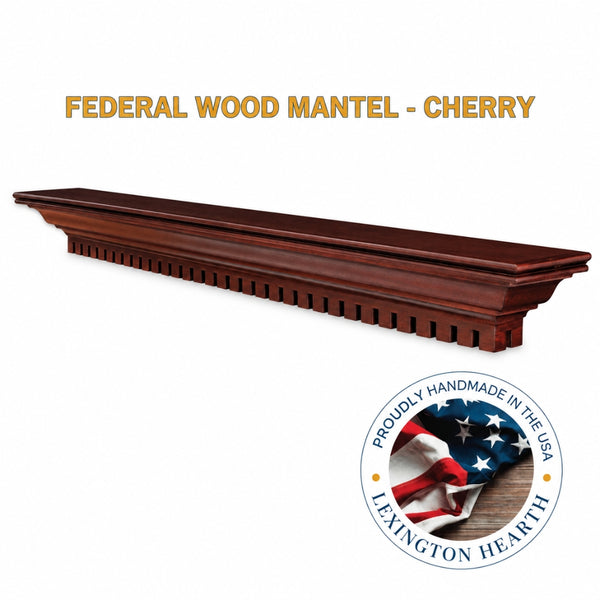 LHX Federal Wood Mantel Cherry
