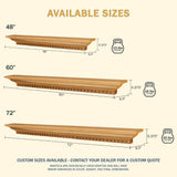 LHX Federal Wood Mantel Sizes