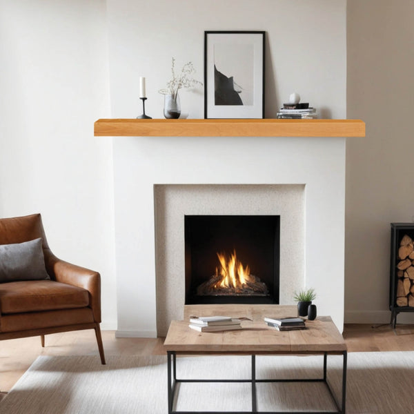 LHX Horizon Wood Mantel Indoor Image