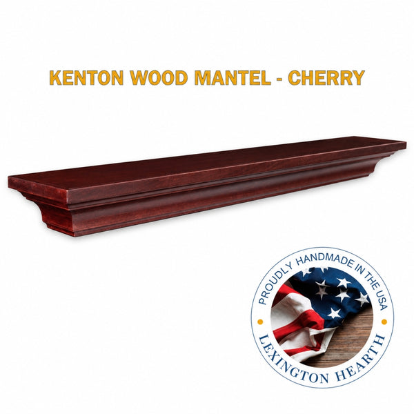LHX Kenton Wood Mantel Cherry