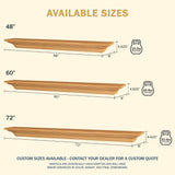 LHX Kenton Wood Mantel Sizes