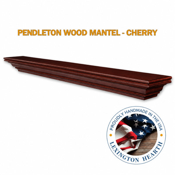 LHX Pendleton Wood Mantel Cherry