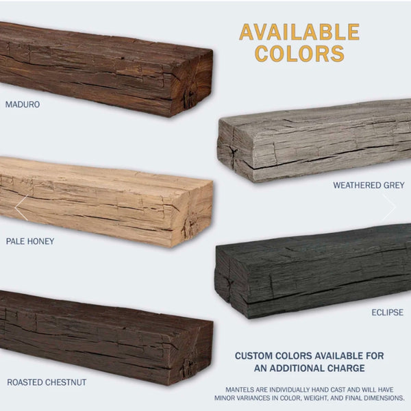 LHX Smokehouse Mantel Colors