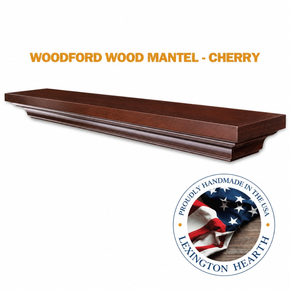 LHX Woodford Wood Mantel Cherry