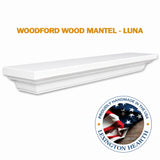 LHX Woodford Wood Mantel Luna