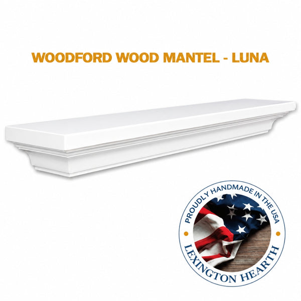 LHX Woodford Wood Mantel Luna