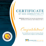 LXH Smokehouse Mantel Certificate