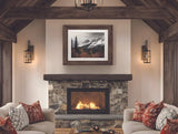 LXH Smokehouse Mantel Roasted Chestnut Indoor