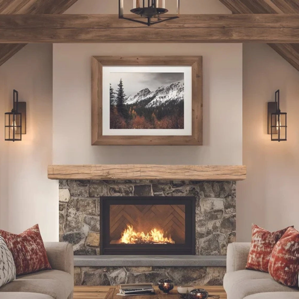 LXH Smokehouse Mantel Pale Honey Indoor