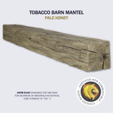 tobacco barn mantel in pale honey