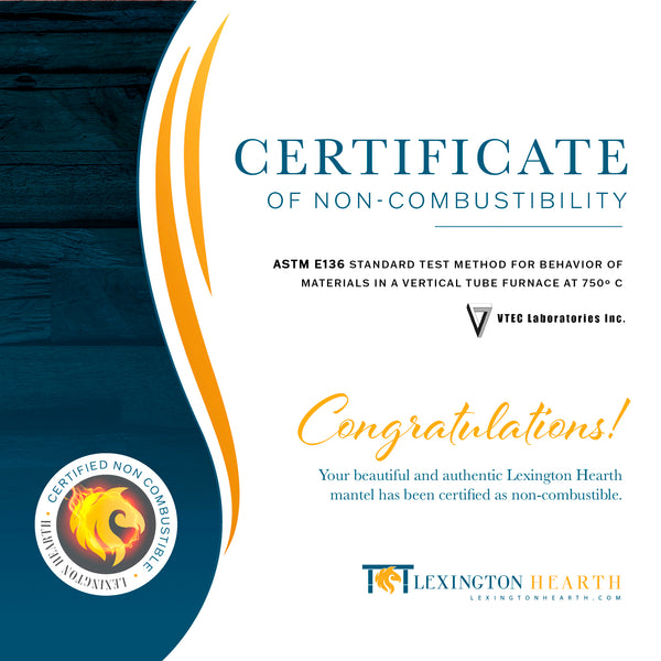 Mantel Certificate - feature detail