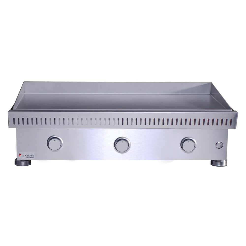 Le Griddle Commercial Series 105 41-Inch 3-Burner Built-In Gas Griddle with 3mm Plate