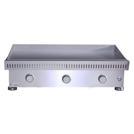 Le Griddle Commercial Series 105 41-Inch 3-Burner Built-In Gas Griddle with 3mm Plate