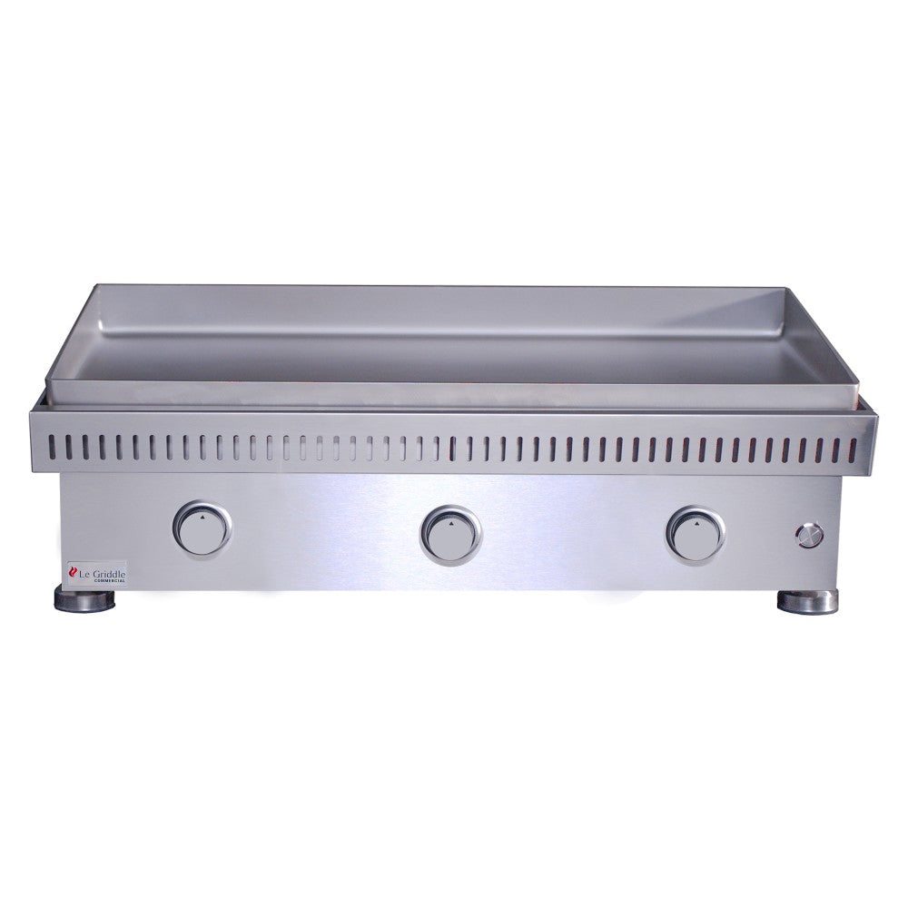 Le Griddle Commercial Series 105 41-Inch 3-Burner Built-In Gas Griddle with 6mm Plate