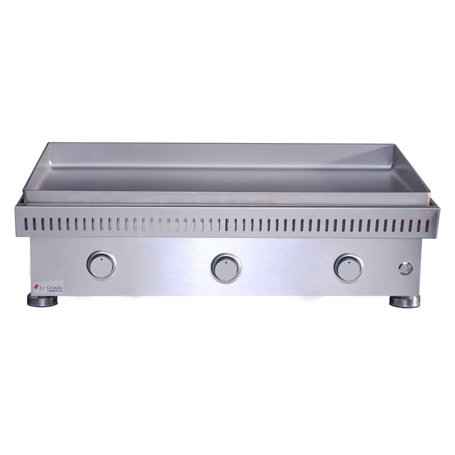 Le Griddle Commercial Series 105 41-Inch 3-Burner Built-In Gas Griddle with 6mm Plate