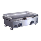 Le Griddle Commercial Series 75 30-Inch 2-Burner Built-In Gas Griddle - 6mm Plate Side View