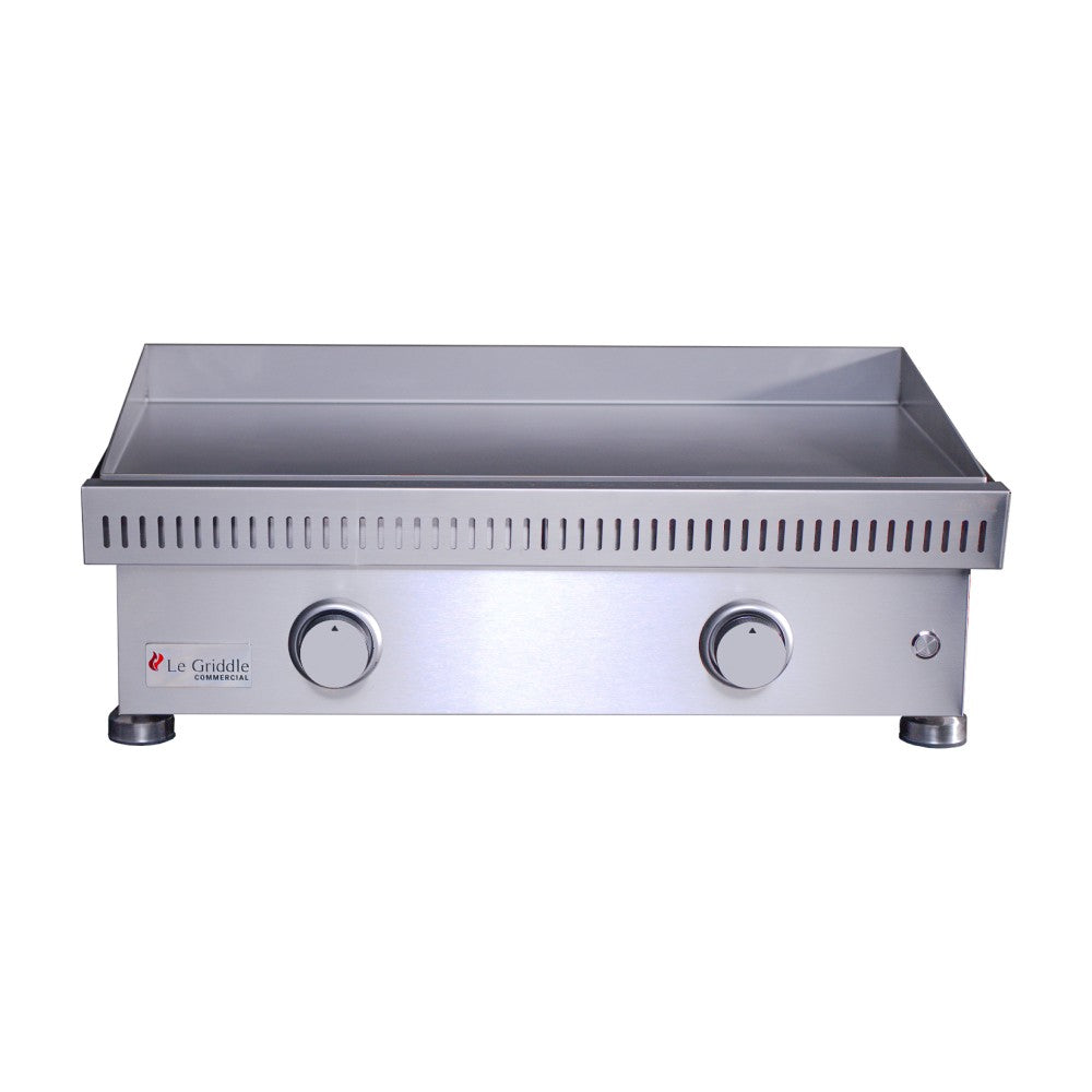 Le Griddle Commercial Series 75 30-Inch 2-Burner Built-In Gas Griddle in 3mm Plate