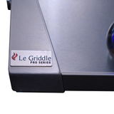 Le Griddle Pro Series 105 41-Inch 3-Burner Built-In Gas Griddle Brand Logo on Product