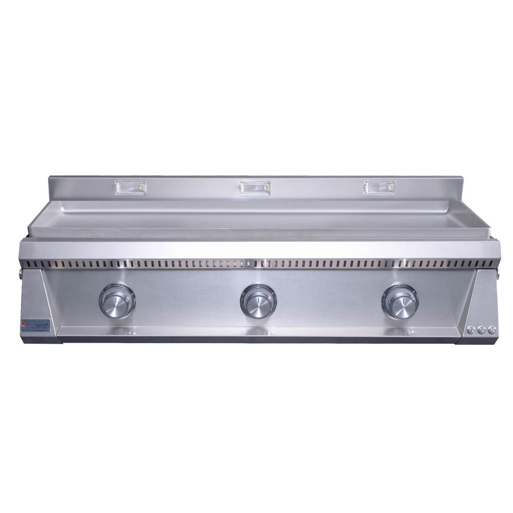 Le Griddle Pro Series 105 41-Inch 3-Burner Built-In Gas Griddle with 6mm Plate