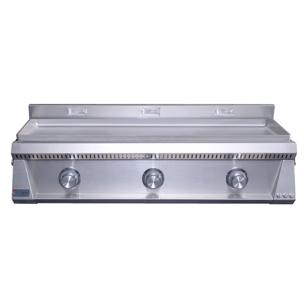 Le Griddle Pro Series 105 41-Inch 3-Burner Built-In Gas Griddle with 6mm Plate