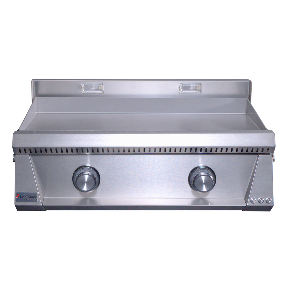 Le Griddle Pro Series 75 30-Inch 2-Burner Built-In Gas Griddle with 3mm Plate