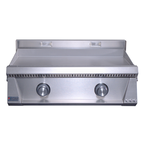 Le Griddle Pro Series 75 30-Inch 2-Burner Built-In Gas Griddle with 3mm Plate
