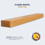 Lexington Hearth Classic Mantel in Honey Oak Certified
