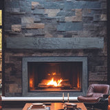 Lexington Hearth Farmhouse Rustic Mantel in Eclipse Lifestyle