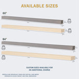 Lexington Hearth Horizon Concrete Faux Wood Mantel Shelf Available Sizes