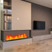 Litedeer Homes Mercury Vapor Fireplace Casette recessed under a shelf