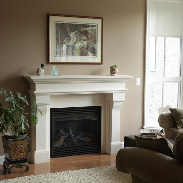 Lyon 72 in White Limestone Honed