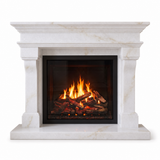 Lyon in 72 Oriental White Marble