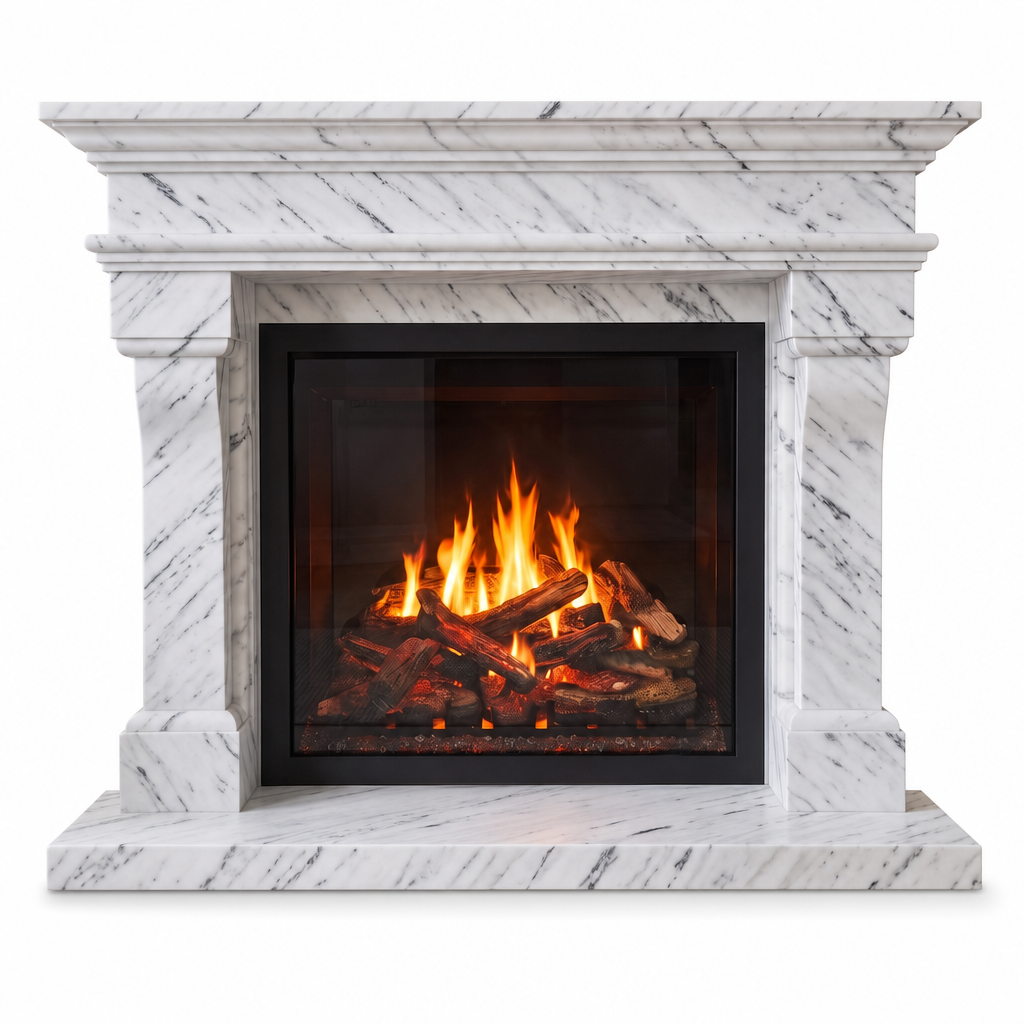 Lyon Sivec White Marble