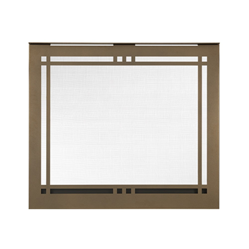 Majestic 36-Inch Contemporary Rectangular Door Overlap Front in New Bronze