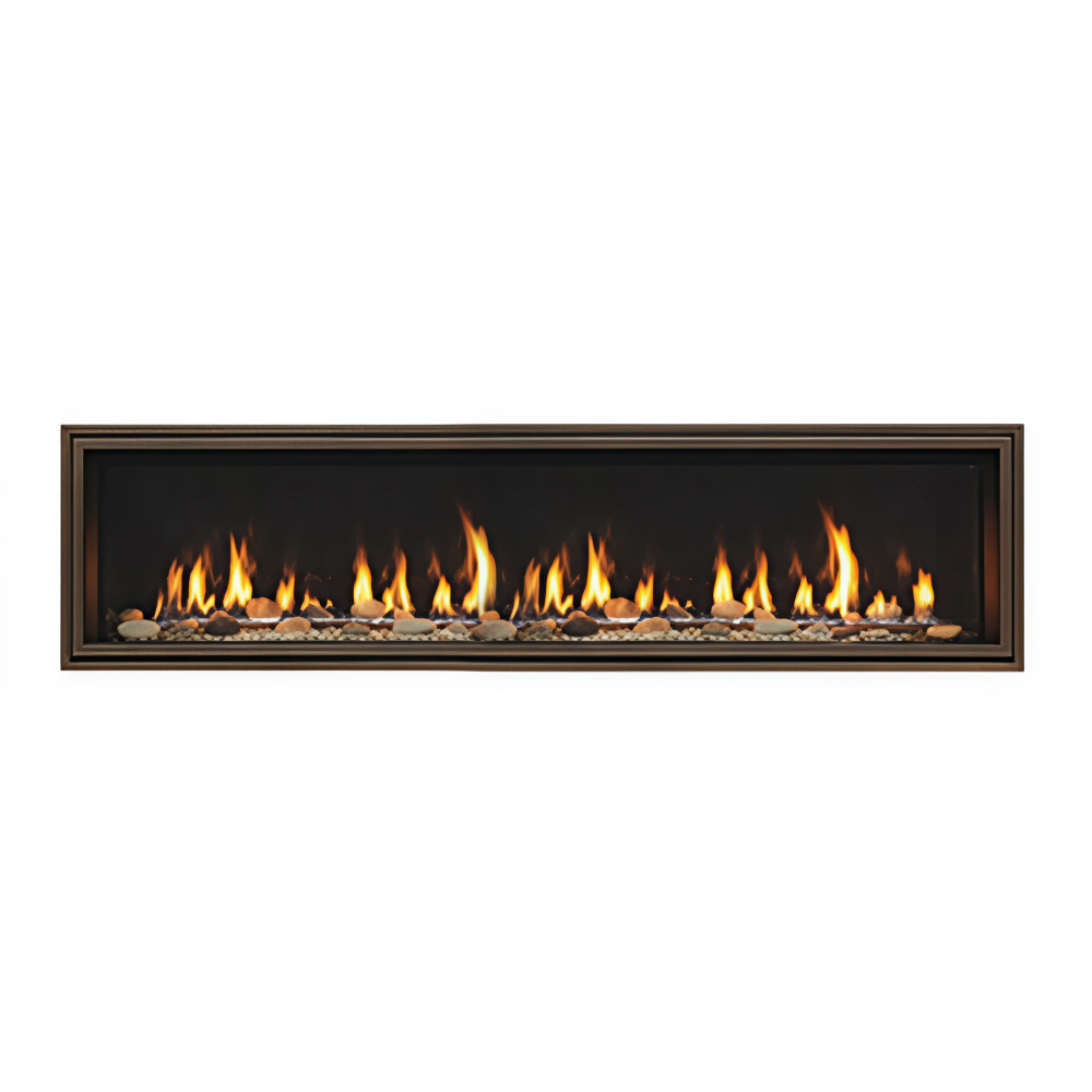 Majestic Echelon II Linear Vented Gas Fireplace in 60-Inch