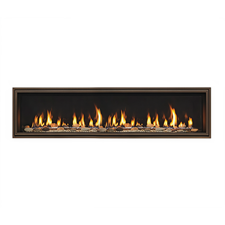 Majestic Echelon II Linear Vented Gas Fireplace in 60-Inch