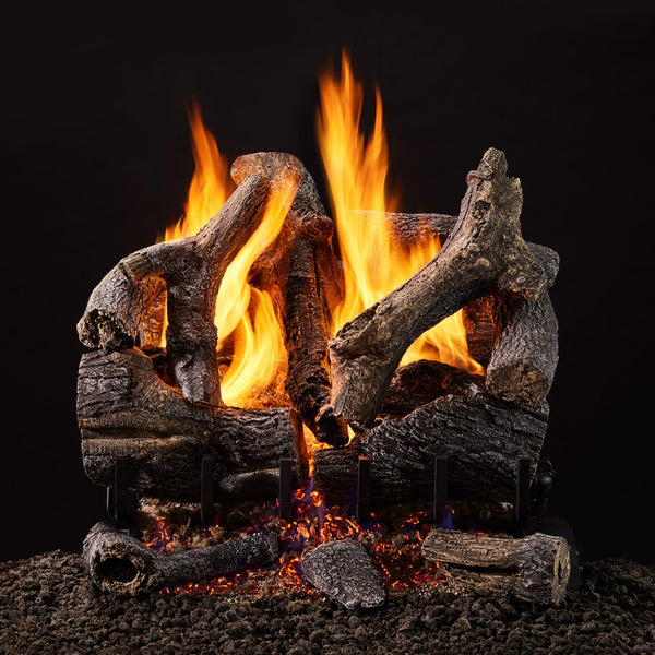 Majestic Grand 3-Tier Grand Oaks Direct Vent Log Set - front view