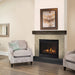 Majestic Quartz 36-Inch Linear Vented Gas Fireplace at Living Room