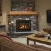 Majestic Quartz 42-Inch Linear Vented Gas Fireplace at Living Room