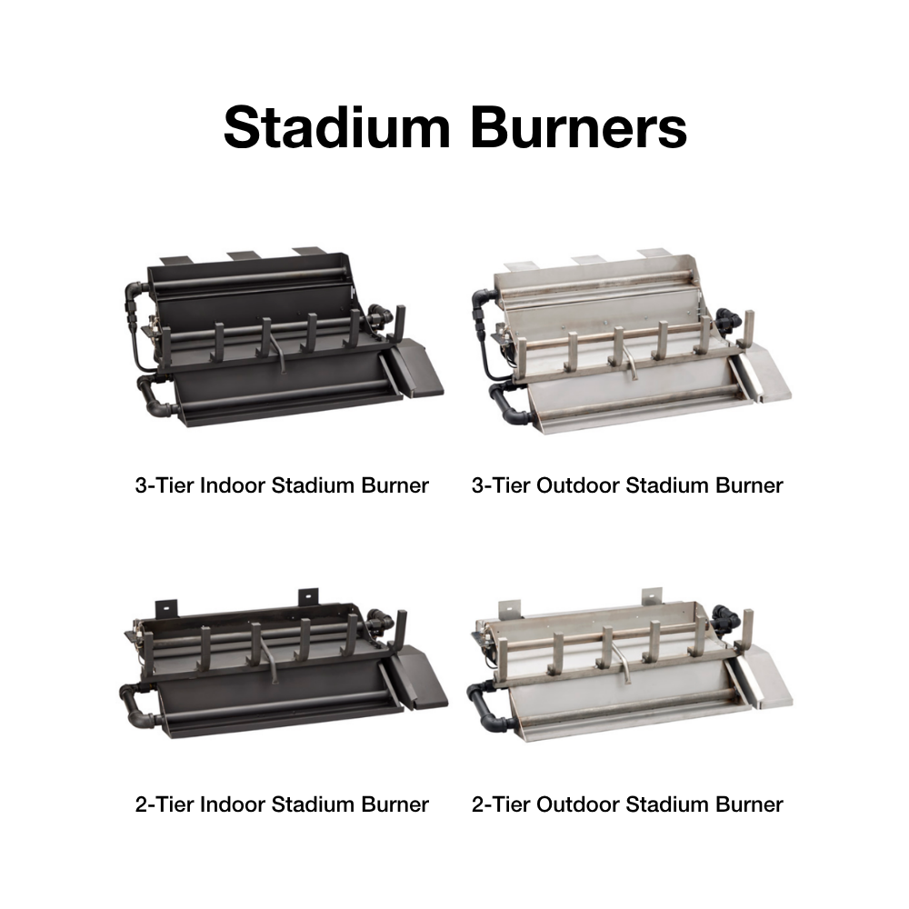 Majestic Log Sets for Stadium Vented Gas Burner - alternate view