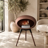 Mocca-Black Bowl Smoked Oak Legs 800212