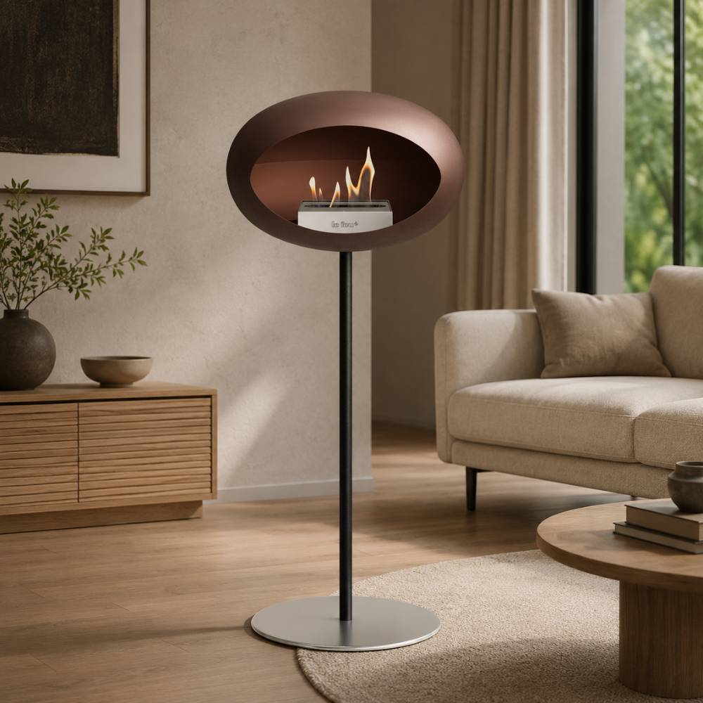 Mocca-Black Pole Polished Steel Base Plate 803694