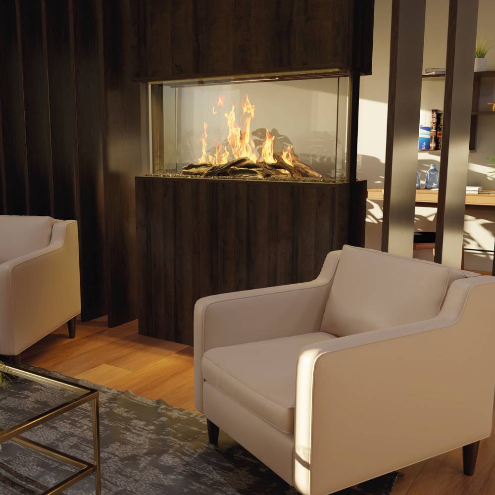 Modern Flames Nova Clear in Living Room