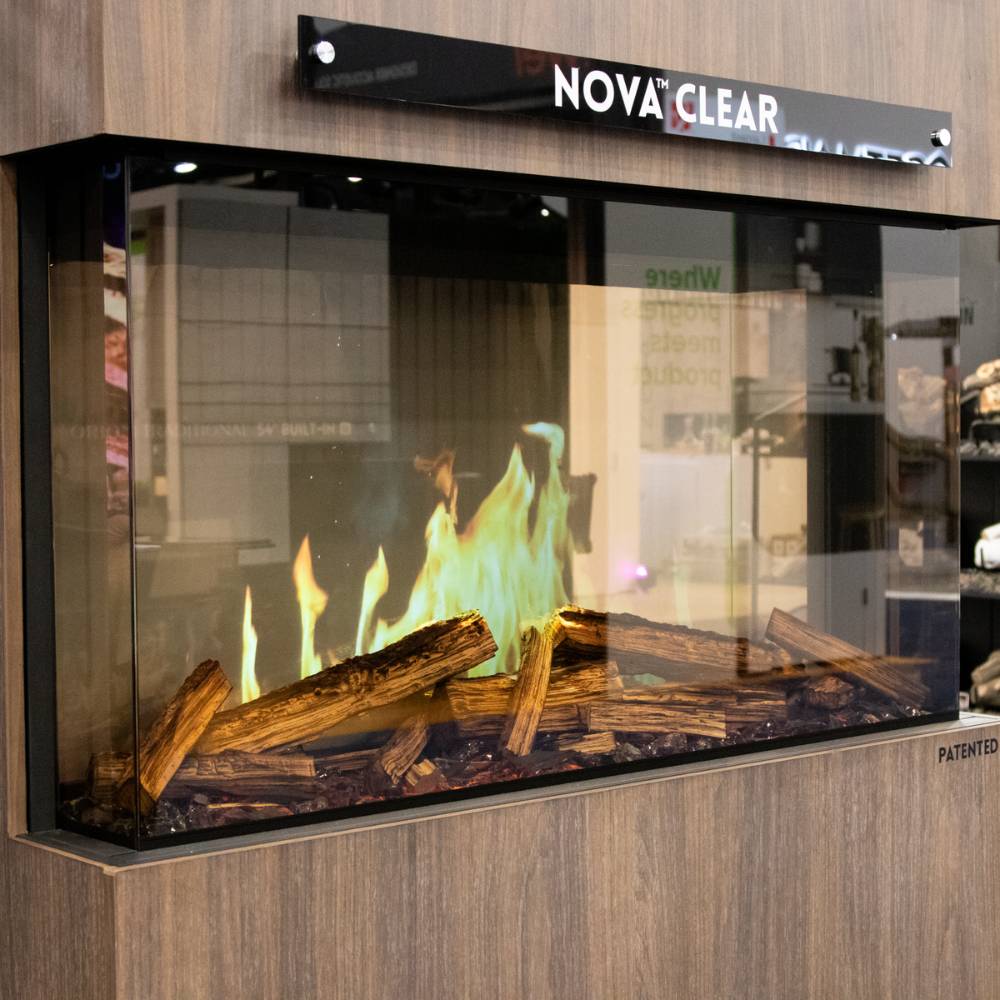 Modern Flames Nova Clear in Trade Show 2