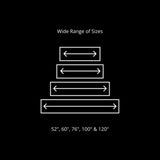   Modern Flames Orion Multi Smart Virtual Electric Fireplace Sizes